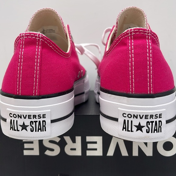 Converse WMNS CTAS LIFT OX
CERISE PINK/WHITE/BLACK A11539F Platforms Sneakers - Picture 13 of 16